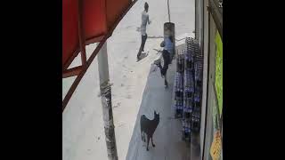 Man Snags Soda Pack, Stumbles, Flees Scene