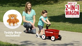 My 1st 2-in-1 Wagon® with Teddy Bear | Radio Flyer