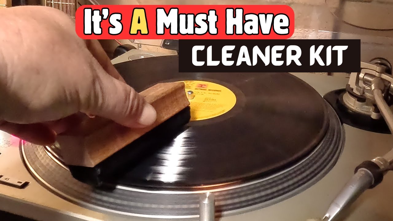 Vinyl Record Cleaner Kit - Cheap and Easy to Use