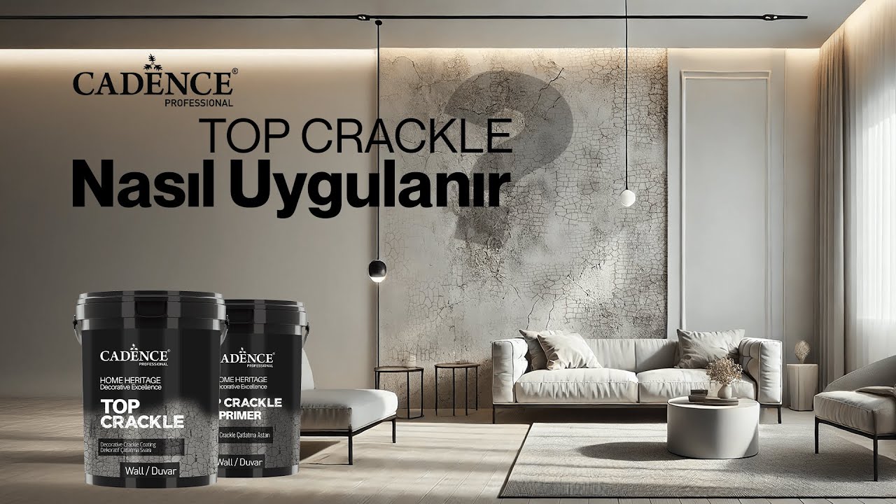 Top Crackle Çatlatma Astarı Nasıl Uygulanır?