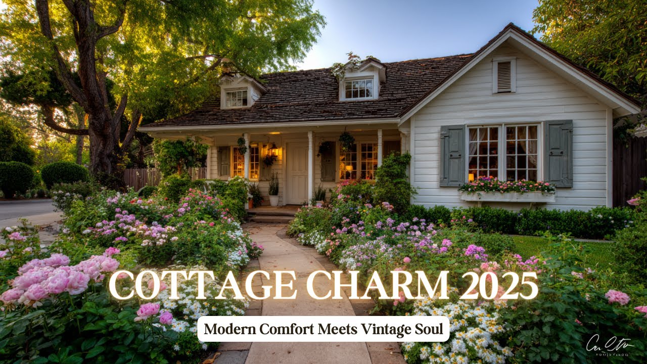 Cottage Home Tour: Modern Comfort Meets Timeless Vintage Charm & Cozy Style