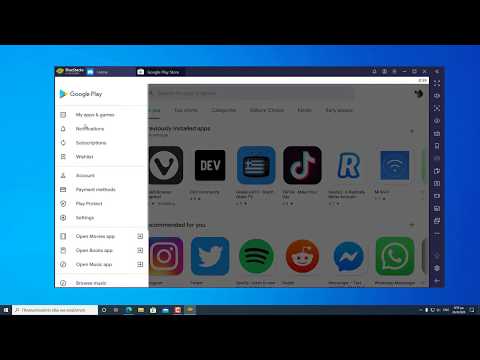 Εγκατάσταση Android εφαρμογών στα Windows 10 (BlueStacks)