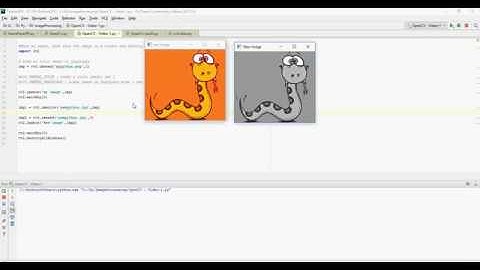 OpenCV - Read & write an Image in color or grayscale -Do it yourself- part -2