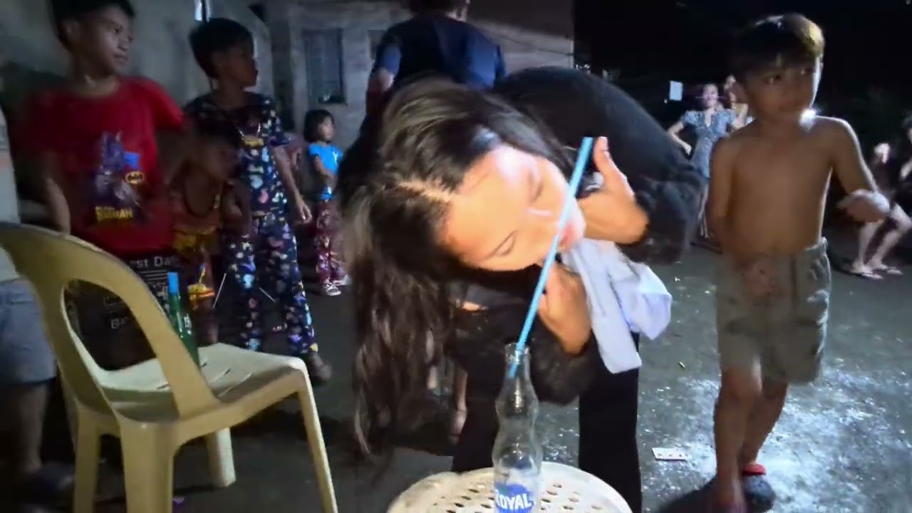 Drinking Straw Game.