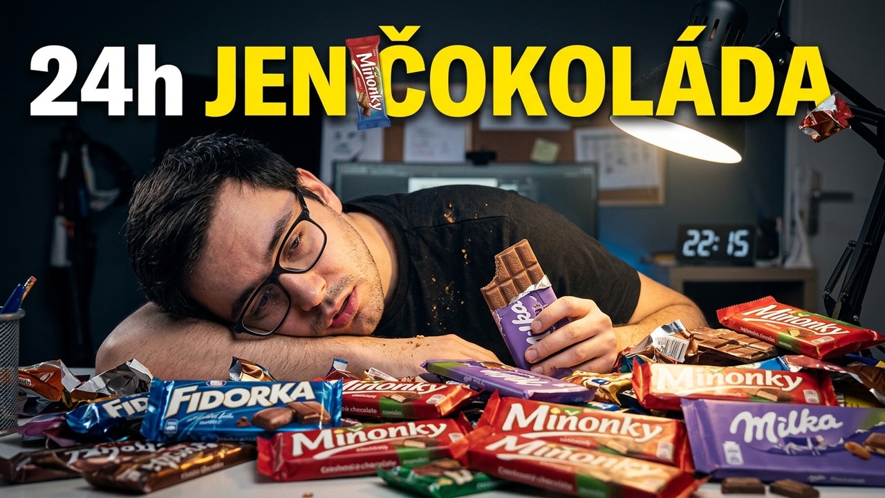 24 HODIN JÍM JEN ČOKOLÁDU (challenge)