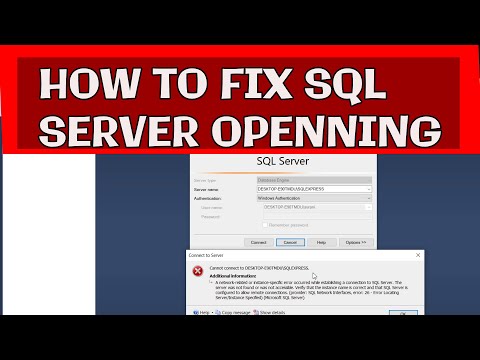 How to solve SQL Server Issue - SQL Server Not Getting Open- SQL Server not Working