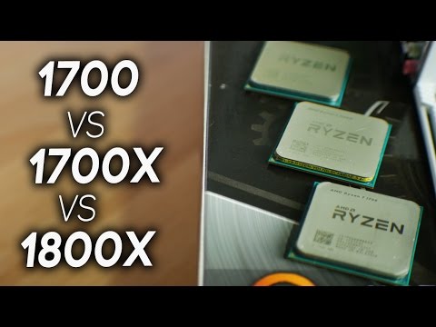 Video: Ryzen 7 1700 Und 1700X Bewertung: Besser Als Die 1800X?