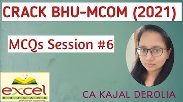 #6 BHU MCOM Entrance MCQs | Past year questions coverage | 2021 |