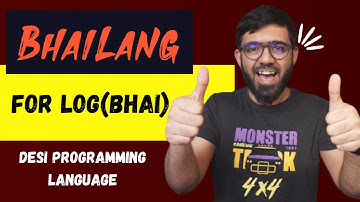 Bhai Lang! A desi programming language for Bhai Log!