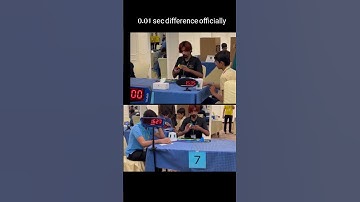 POV: 0.01sec difference officially @return to Pakistan 2024 #rubikscube #pyraminx #viral