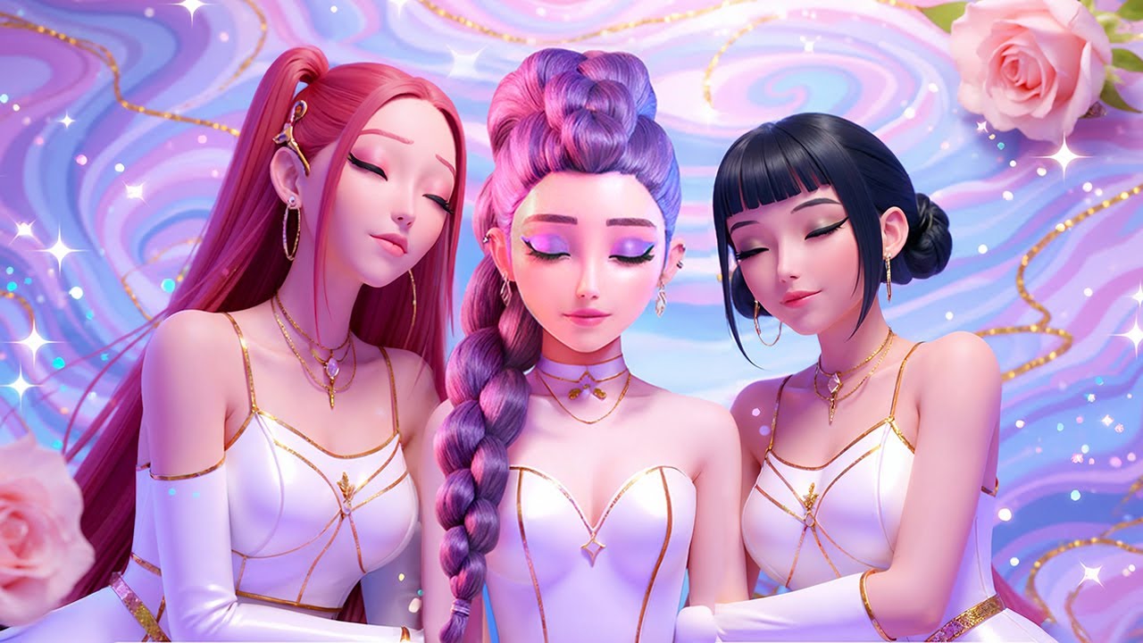 Sleep Peacefully Fast with Huntrix - Anxiety Healing, No Distractions | Kpop Demon Hunters