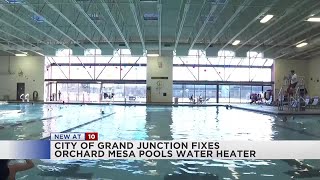 City of Grand Junction Fixes Orchard Mesa Pool Water Heater