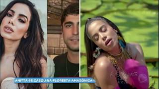 Hora da Venenosa Anitta se casa com Thiago Magalhaes em cerimonia na Amazonia