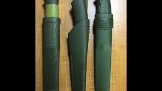 Mora Kansbol Compared to 2000 and Bushcraft Forest  the knife I have been waiting for!