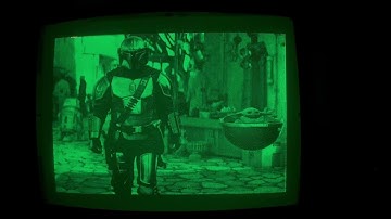 Tektronix 4054A Mandalorian and Grogu