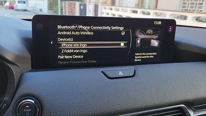 Mazda CX-60: How to enable touchscreen while driving for Apple Carplay / Android Auto