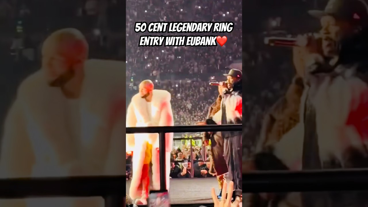 Легендарный выход 50 Cent на ринг с Юбэнком ❤️ 