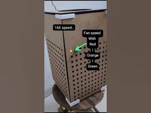 DIY Air Purifier. With Air quality sensor and auto fan speed control. # ...