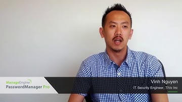 TiVo Inc uses ManageEngine Password Manager Pro to access passwords and approve requests.