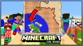 MINECRAFT CON NOOBS - EN BUSCA DEL TESORO #6