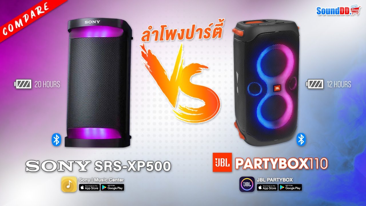 ใหม่! JBL PARTYBOX 110 ลำโพงปาร์ตี้ไซส์เล็ก แสง สี เสียง จัดเต็ม!!