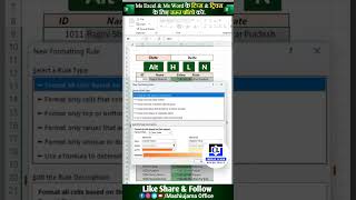 Row Highlighter Banana Sikhe  in Excel 🤩🔥 #excel #shorts #exceltricks