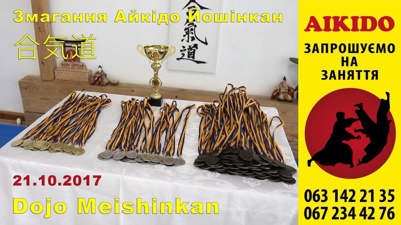 合気道. Соревнования Айкидо Йошинкан. Dojo Meishinkan 21.10.2017 Киев, Украина.