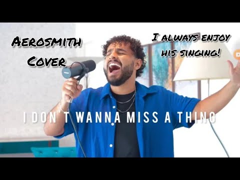 Combat Veteran's first reaction to Gabriel Henrique- I Don't Want To Miss A Thing (Aerosmith Cover)
