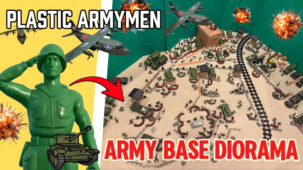 I Built The Largest Toy Army Men Diorama Ever Youtube 