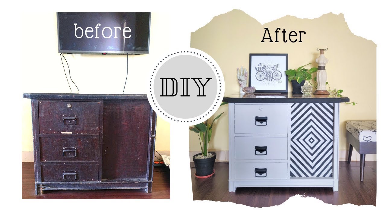 Before And After Old Furniture Makeover, Old Dresser Makeover Before And After
