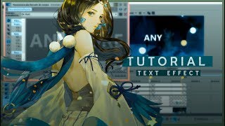 【Tutorial SV#69】ϟ  Text Effect | Title  ϟ { ᴱ ᶠ ᶠ ᴱ ᶜ ᵀ }