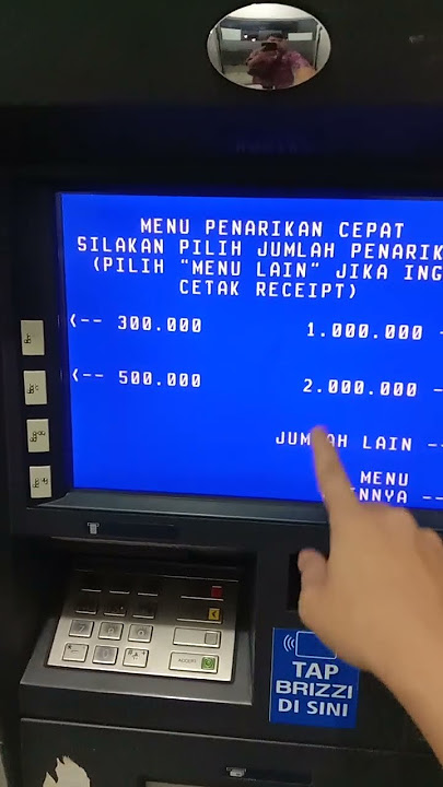 Cara mudah cek saldo di ATM BANK BRI