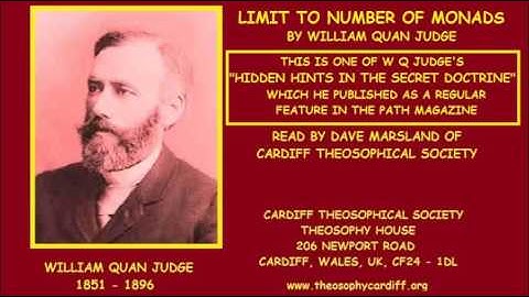 Theosophy:- Limit to Number of Monads by William Quan Judge
