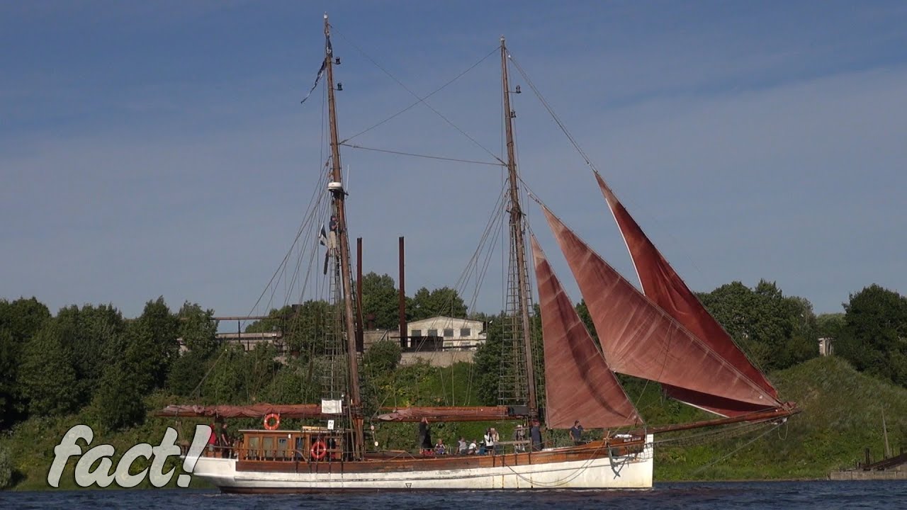 Старейший парусник Эстонии, Blue Sirius, сняли с мели.