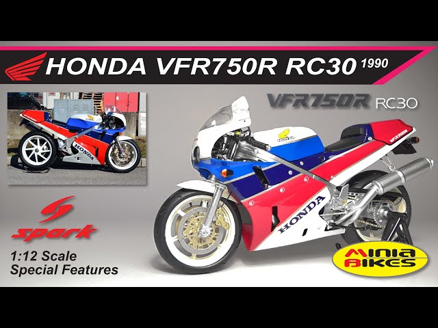 EP317 | HONDA VFR750R RC30 (1990) | SPARK MODELS | 1:12 SCALE