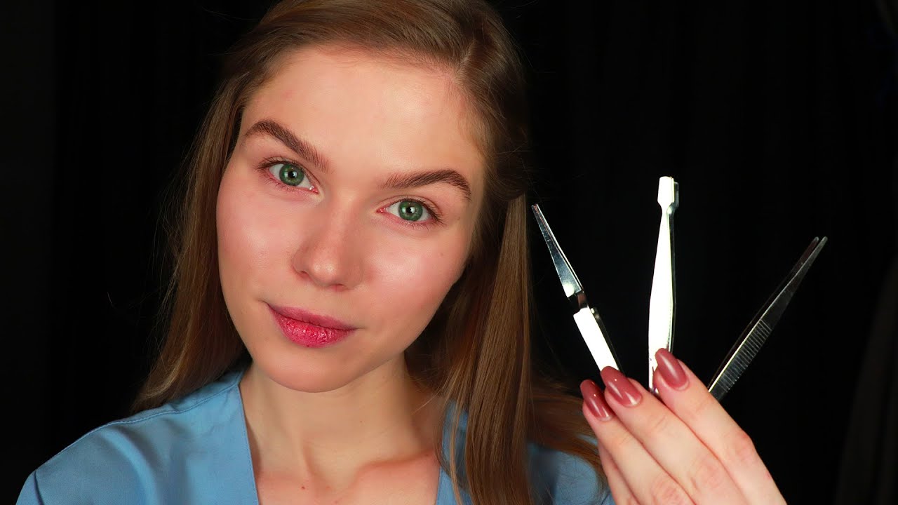 ASMR Ear Cleaning. (There is Something In Your Ear) Medical RP, Personal Attention