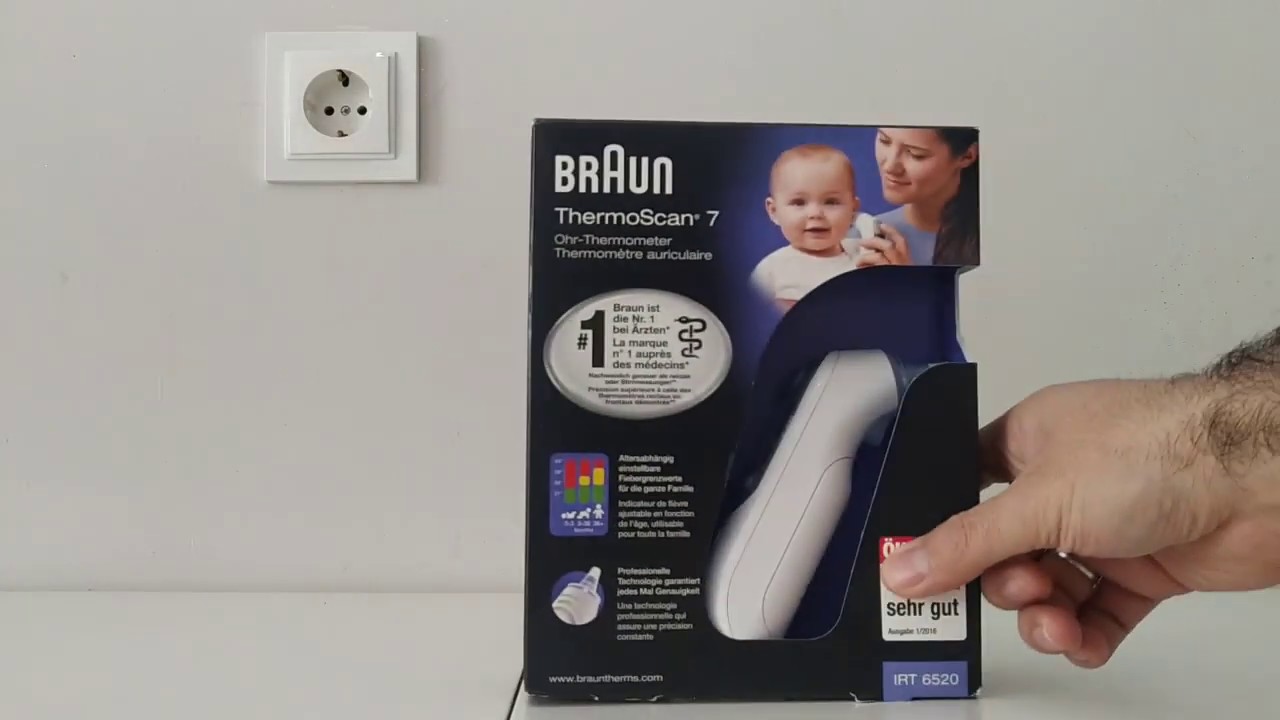 Braun Thermoscan 7 Ateş Ölçer 6520 YouTube