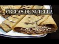 COMO HACER CREPAS CON HARINA DE HOT CAKES | Relleno de Nutella y Queso Philadelphia