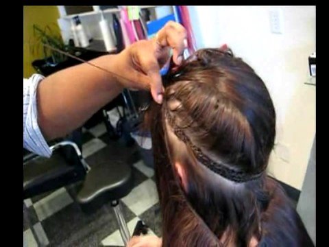 Weaving hair extensions