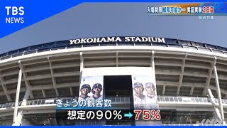 「ハマスタ」実証実験２日目、上限超える観客で対策の効果は