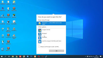 How do i change the default program for opening files in windows 10?