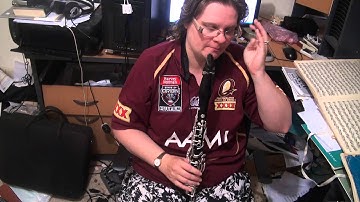 Introduction to the key of Db major & Bb minor clarinet scales using Klose & Baermann methods