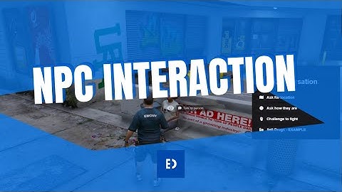 NPC Interaction Script | FiveM Script