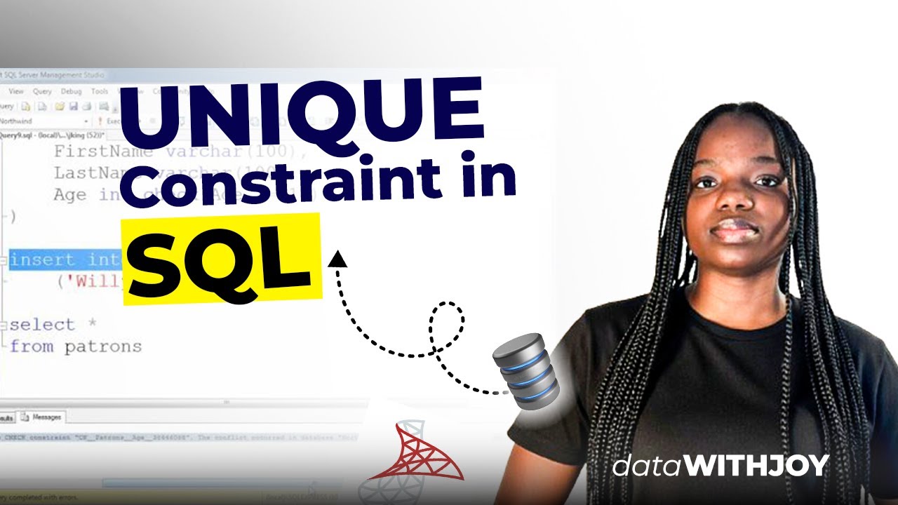 SQL UNIQUE Constraints - YouTube