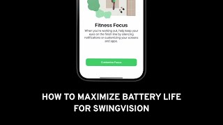 How to Automate Focus & Low Power Mode for SwingVision screenshot 5