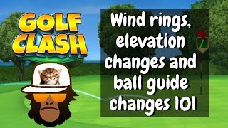 Golf Clash Wind, Elevation and Ball Guide Adjustments