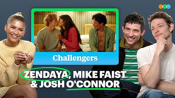 Challengers interview: Zendaya, Mike Faist and Josh O