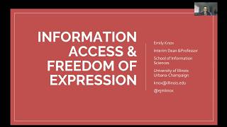 Information 2026 ASIS&T President's Lecture: Information Access & Freedom of Expression Guide