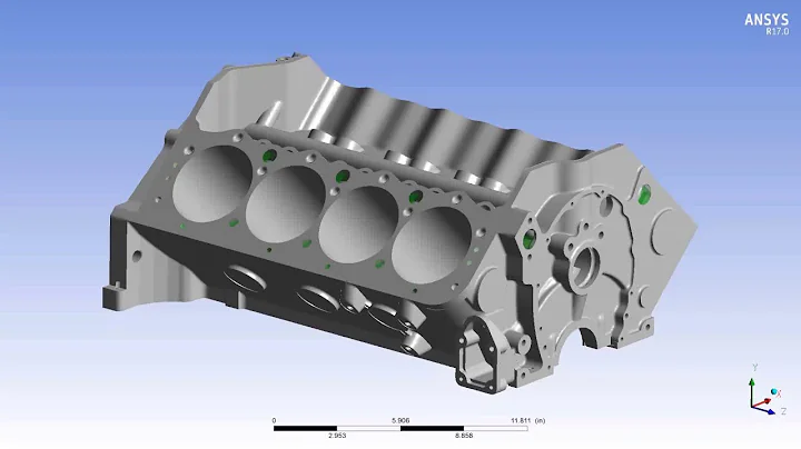 CFD Engine Block Coolant Flow Simulation