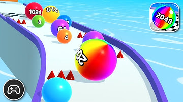 Ball Run 2048 - Gameplay Walkthrough Part 105 - Racing Game Levels 863-868 (iOS, Android)